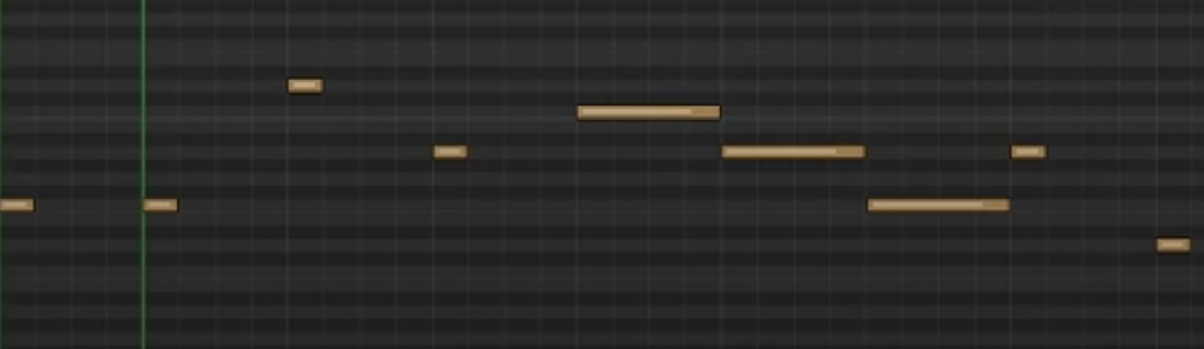 Intro Midi Notes triggering Samples