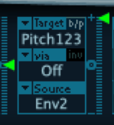 Pitchy Attack Modulator Mapping