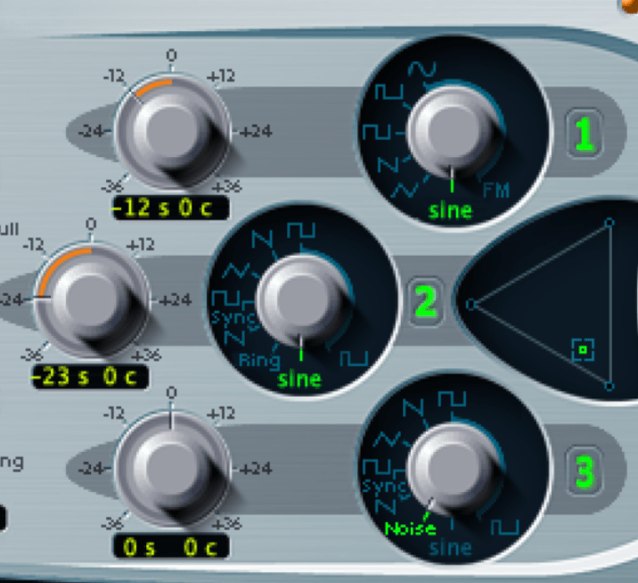 Pitchy Attack Oscillators