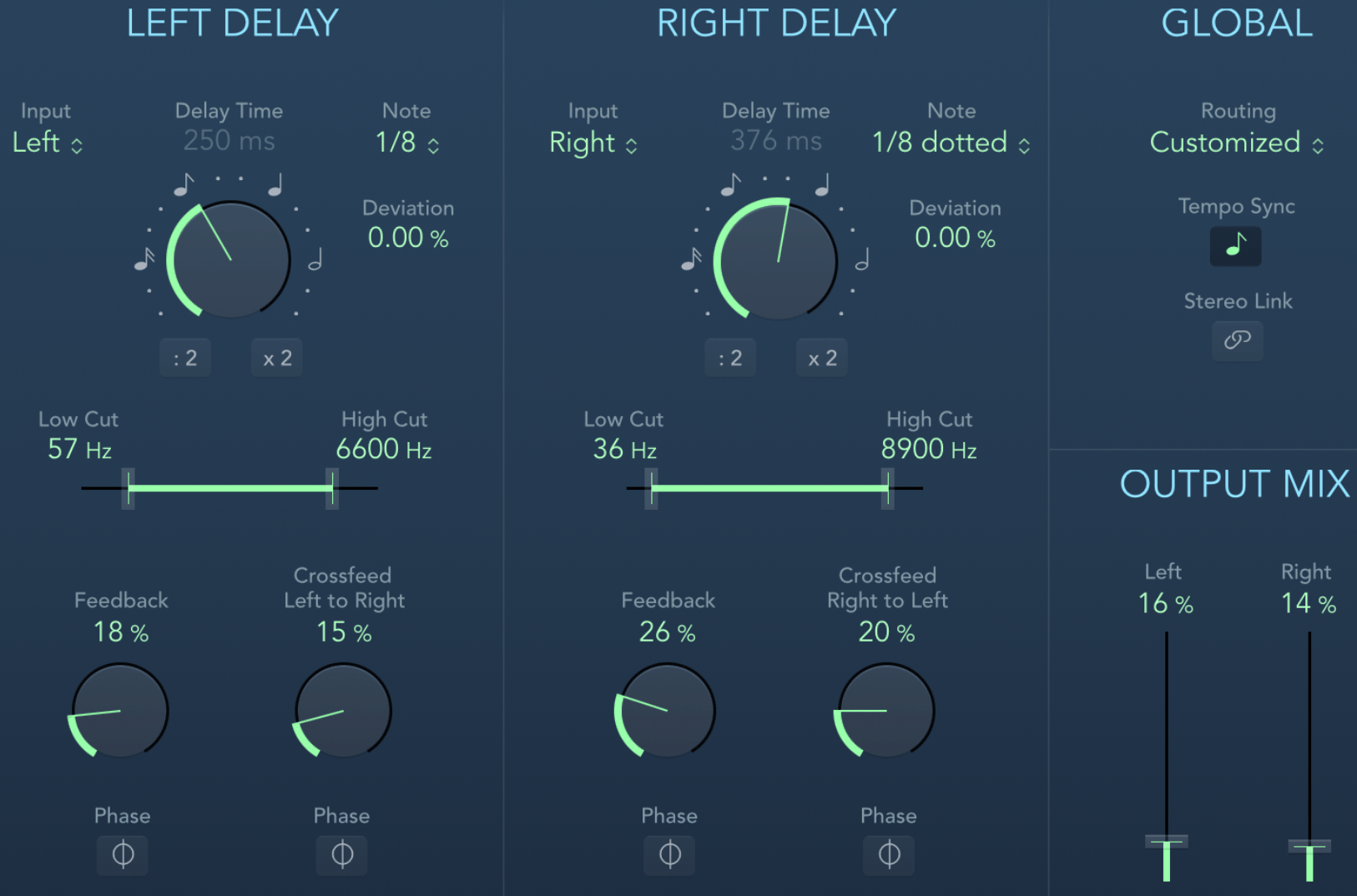 Pluck Chord Delay