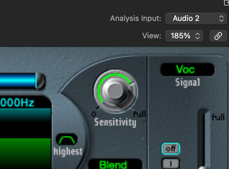 Vocoder Analysis Input Vocals