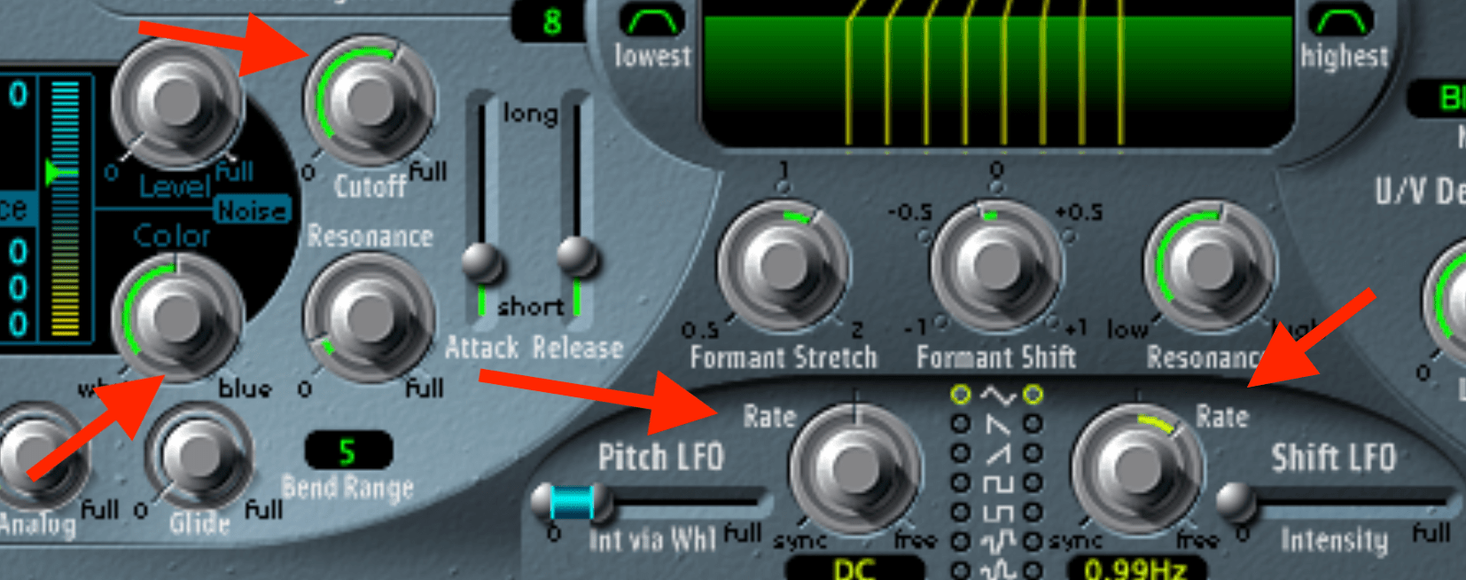 Further Vocoder Settings